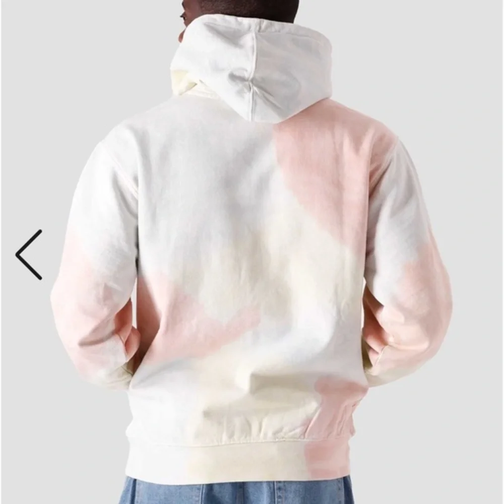 Obey Men's Tie-Dye Pastel Hoodie in Cream, Pink, Yellow